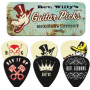 Dunlop Reverand Willy Mexican Lottery 6 Piece Guitar Pick Tin Set Houston Kids Fashion Clothing Store