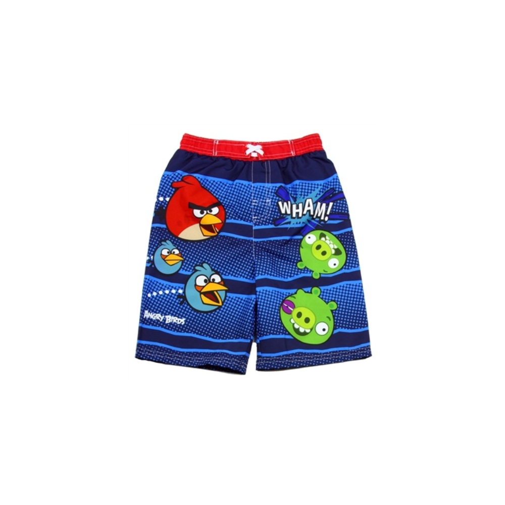 Angry Birds Little Boys Printed Swim Wear Shorts 