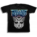Transformers Autobot Black Short Sleeve T Shirt