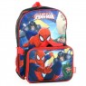 Marvel Ultimate Spider Man Zippered Backpack With Lunch Box
