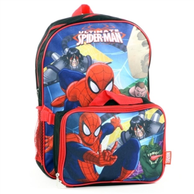 Marvel Ultimate Spiderman 'Neon' School Swim Bag Brand New Gift 