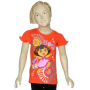 Nick Jr Dora The Explorer Glitter Print Coral Girls Shirt Houston Kids Fashion Clothing Store