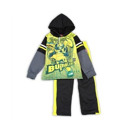 Transformers BumbleBee Boys Yellow Fleece Set Houston Kids Fashion Clothing Store