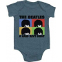 The Beatles Hard Days Night Grey Baby Boy Onesie Free Shipping Houston Kids Fashion Clothing