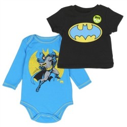 DC Comics Batman Baby Boys Long Sleeve Onesie and Shirt Free Shipping Houston Kids Fashion Clothing 