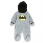DC Comics Batman Velboa Pram With Hoodie And Zippered Front Houston Kids Fashion Clothing Store The Woodlands Texas