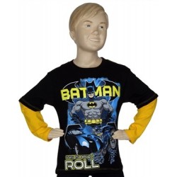 DC Comics Batman This Is How I Roll Long Sleeve Boys Shirt Houston Kids Fashion Clothing Store