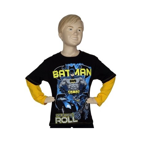 DC Comics Batman This Is How I Roll Long Sleeve Boys Shirt Houston Kids Fashion Clothing Store