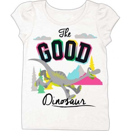 Disney Pixar The Good Dinosaur White Toddler Puff Sleeve Shirt Houston Kids Fashion Clothing