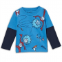 Dr Seuss The Cat In The Hat Blue Long Sleeve ShirtWith Thing 1 & Thing 2 Houston Kids Fashion Clothing