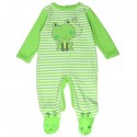 Buster Brown Green Frog Long Sleeve Footed Sleeper Free Shipping Houston Kids Fashion Clothing