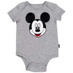 Disney Mickey Mouse Baby Grey Boys Onesie Free Shipping Houston Kids Fashion Clothing Store