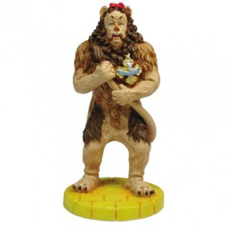 Westland Giftware Wizard of Oz Cowardly Lion On The Yellow Brick Road Mini Figurine Free Shipping