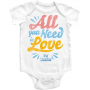 The Beatles All you Need Is Love Baby Boys Onesie Free Shipping Houston Kids Fashion Clothing