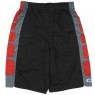 CB Sports Black and Red Athletic Boys Shorts