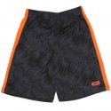 CB Sports Black Athletic Shorts With Orange Stripe On Side