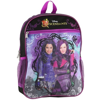 Disney Descendants Mal And Purple Evie Kids School Backpack