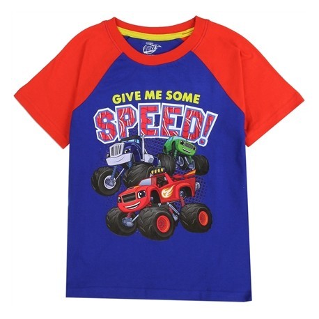 Nick Jr Blaze and The Monster Machines Give Me Some Speed Boys Shirt Houston Kids Fashion Clothing Store