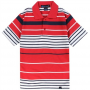 Street Rules Authentic Streetwear Red Striped Toddler Polo Shirt Houston Kids Fashion Clothing