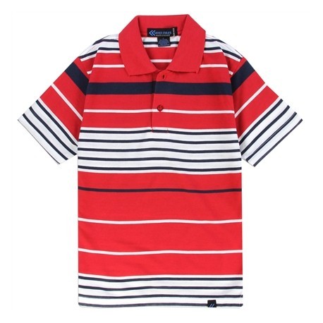 Street Rules Authentic Streetwear Red Striped Toddler Polo Shirt Houston Kids Fashion Clothing