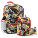 Reboot Flamming Cars Boys 5 Piece School Backpack Set