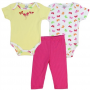 Little Beginnings 2 Butterfly Onesies And Pink Pants At Kids Fashion Online Clothing Store