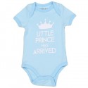 Weeplay The Little Prince Has Arrived Blue Boys Onesie