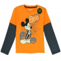 Disney Mickey Mouse Boo Long Sleeve Charcoal Long Sleeve Shirt Free Shipping Houston Kids Fashion Clothing