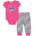 DC Comics Batgirl Pink Onesie With Colorful Pants Houston Kids Fashion Clothing
