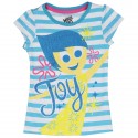 Disney Inside Out Joy Blue And White Stripe Top
