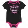 DC Comics Batgirl Hero In Training Black Onesie With Pink Trim Houston Kids Fashion Clothing