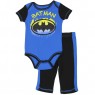 DC Comics Batman Blue Bat Signal Onesie And Pants Set