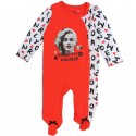 Marilyn Monroe Red and White Snap Down Girls Footed Sleeper Houston Kids Fashion Clothing Store