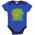 Coney Island Your Rules My Game Royal Blue Baby Boys Onesie