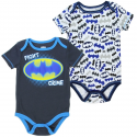 DC Comics Batman Fight Crime Charcoal Onesie With White Onesie Covered In Bat Signals Free Shipping 