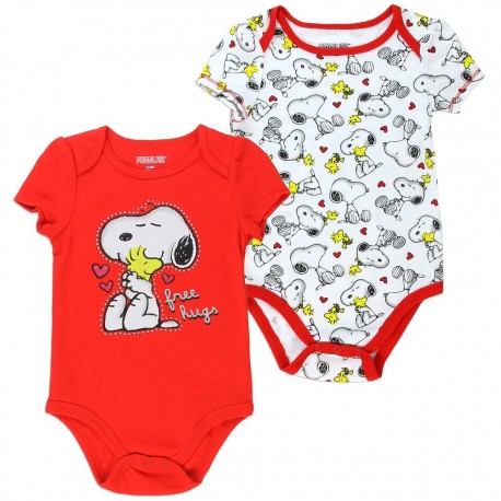 Peanuts Snoopy And Woodstock Free Hugs Baby Onesie Set Free Shipping Houston Kids Fashion Clothing Store