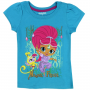 Nick Jr Shimmer And Shine Magical Friends Turquoise Toddler Girls T Shirt Houston Kids Clothing