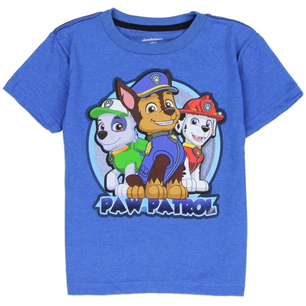 Paw Patrol Chase Marshall Rocky Toddler Boys Shirt | Free Shipping