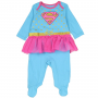 DC Comics Supergirl Costume Footed Sleeper With Tutu Free Shipping Houston Kids Fashion Clothing Store
