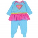 DC Comics Supergirl Costume Footed Sleeper With Tutu Free Shipping Houston Kids Fashion Clothing Store