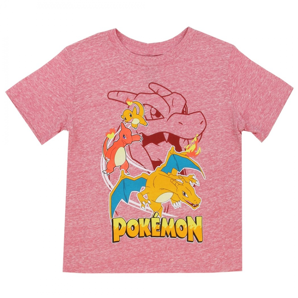 Pokemon Fire Dragons Boys Shirt