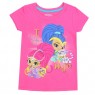 Nick Jr Shimmer And Shine I Believe In Magic Pink Girls Short Sleeve T Shirt