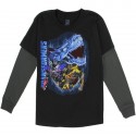 Transformers Bumblebee And Optimus Prime Black Long Sleeve Top At Houston Kids Fashion Clothing Store