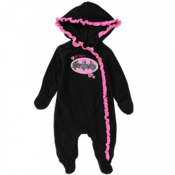 Batgirl Lil Hero Infant Lightweight Black Polar Fleece Pram Houston Kids Fashion Clothing Store