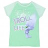 Dreamworks Trolls Mint Green Troll Life Girls Short Sleeve Shirt