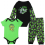 Nick Jr Teenage Mutant Ninja Turtles Black And Green 3 Piece Baby Boys Layette Set Houston Kids Fashion Clothing