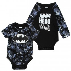 DC Comics Batman Black Hero 2 Piece Onesie Set At Houston Kids Fashion Clothing Store