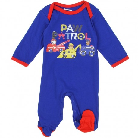 Nick Jr Paw Patrol Blue Chase Marshall And Rubble Footed Sleeper Free Shipping Houston Kids Fashion Clothing