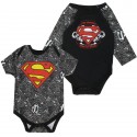 DC Comics Superman The Original Man Of Steel 2 Piece Onesie Set Free Shipping Houston Kids Fashion Clothing Store