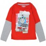 Thomas And Friends Red And Grey Long Sleeve Toddler Boys Shirt At Houston Kids Fashion Clothing